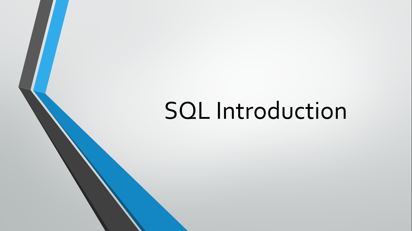 SQL Introduction