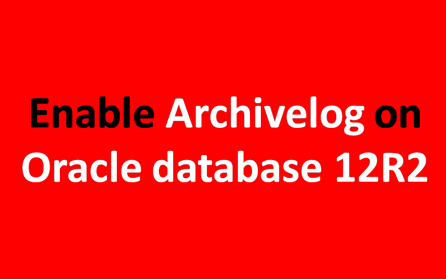 Configuring the Database Archiving Mode in Oracle 12C