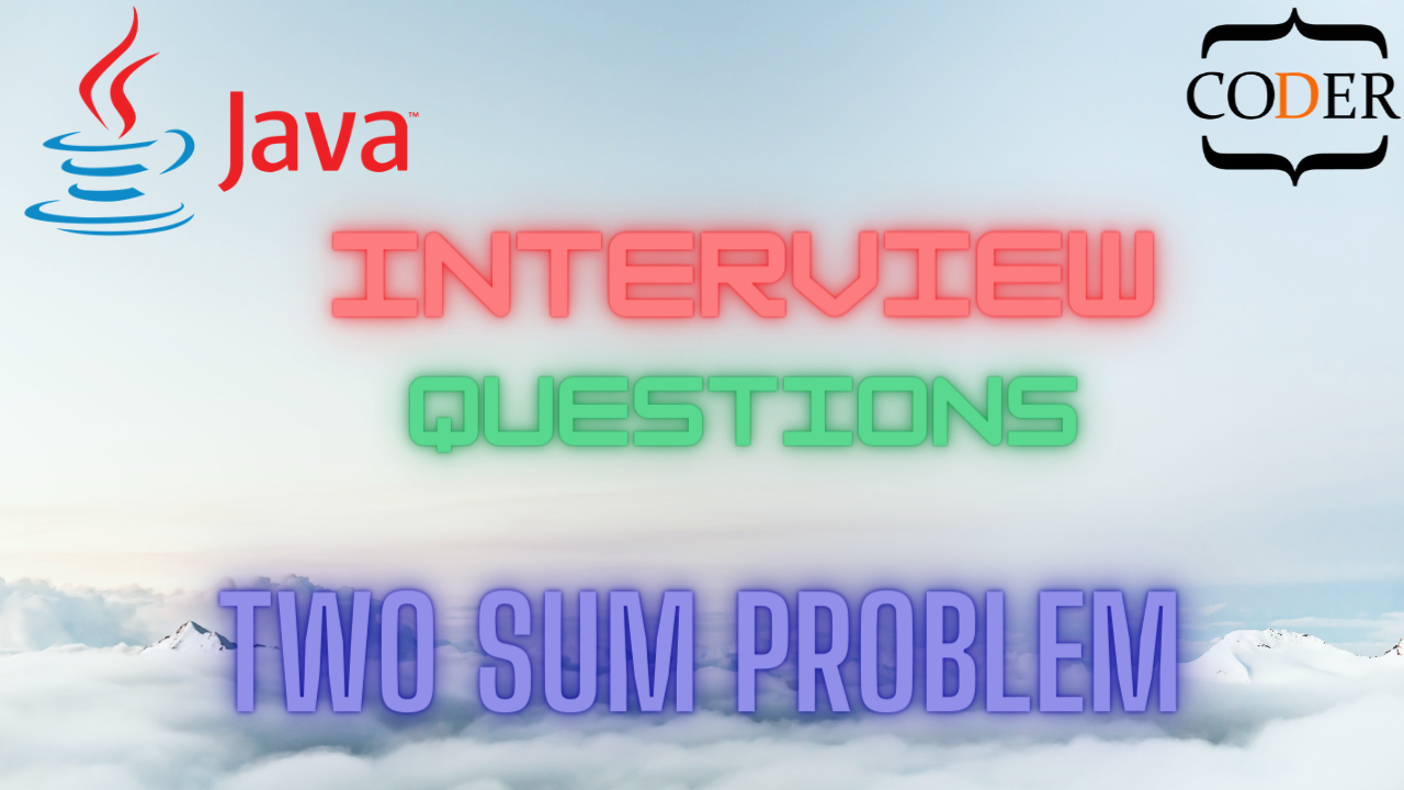 Two sum problem | Java program