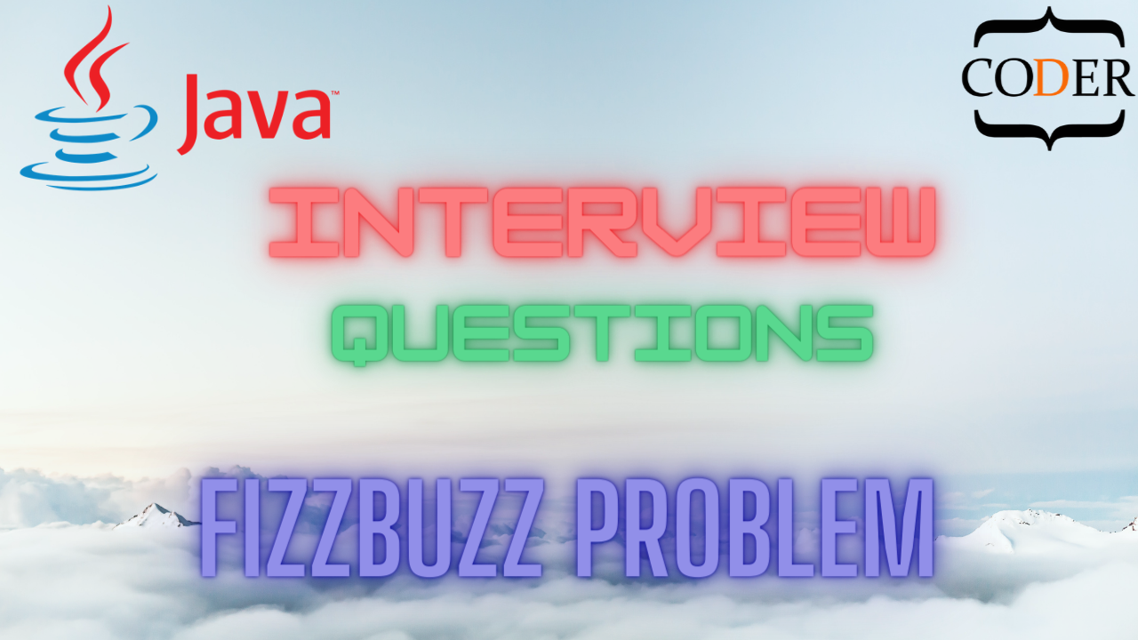 FizzBuzz problem | Java program